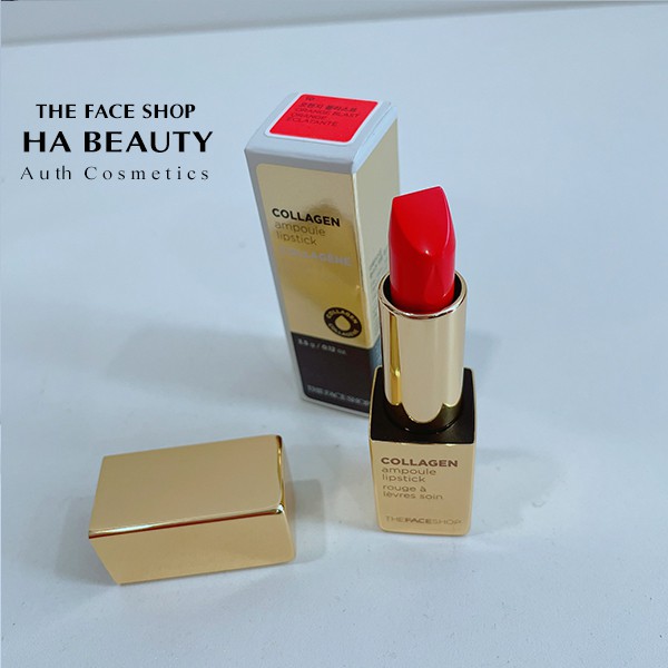 (AUTH_Korea) Son thỏi COLLAGEN AMPOULE LIPSTICK The Face Shop | BigBuy360 - bigbuy360.vn