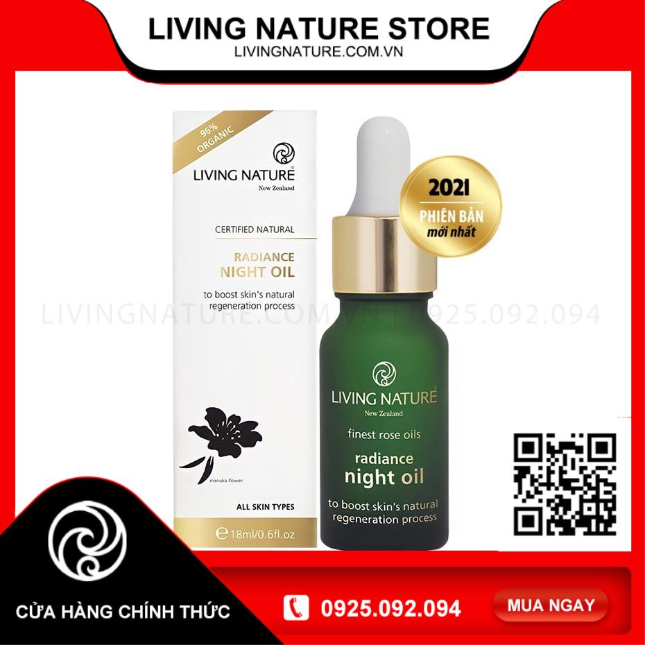 [Official Store] Dầu dưỡng da Living Nature Radiance Night Oil 18ml (bản cập nhật)