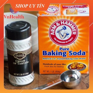 Bột Baking Soda 💖 HÀNG CHUẨN 💖 Bột Baking Soda Đa Công Dụng Hộp Giấy 454g