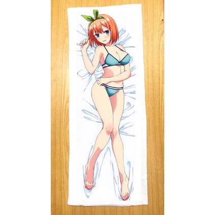 Gối ngủ anime Gotoubun no Hanayome dài 40cm x 1m /Gối ôm dài Gotoubun Hanayome