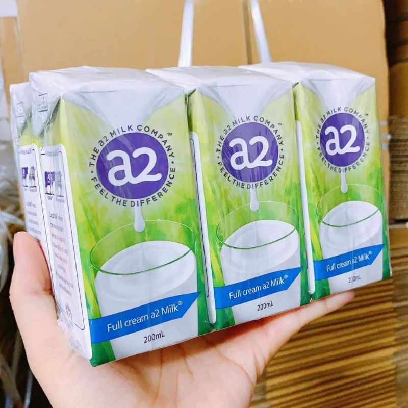 Sữa tươi nguyên Kem A2 200ml ( lốc 6 hộp )