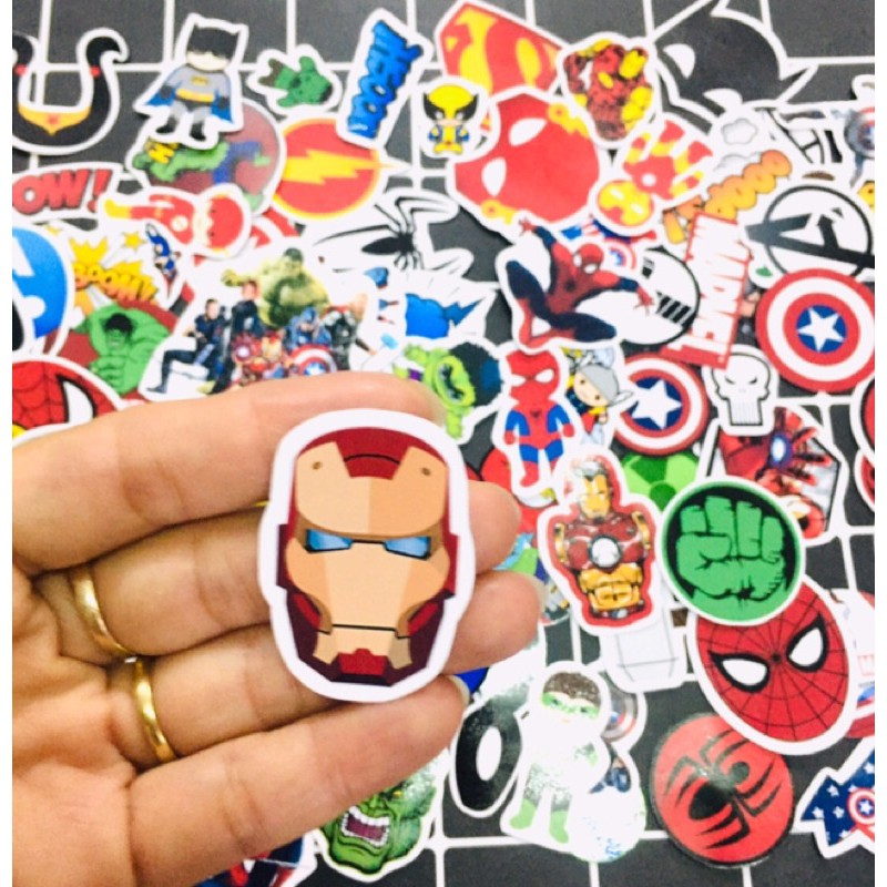Bộ sticker mix nhân vật marvel