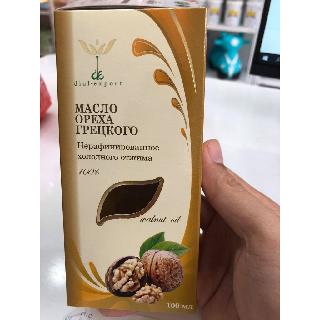 Dầu óc chó Nga cho bé ăn dặm 100ml