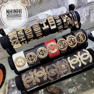 Vòng tay lắc tay da nhãn hiệu thời trang hottrend 66