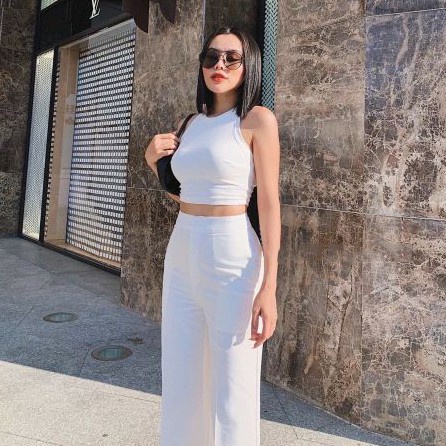 ÁO CROPTOP BA LỖ ÔM BODY - ÁO THUN BA LỖ NỮ CỔ TRÒN DÁNG CROPTOP SIÊU XINH