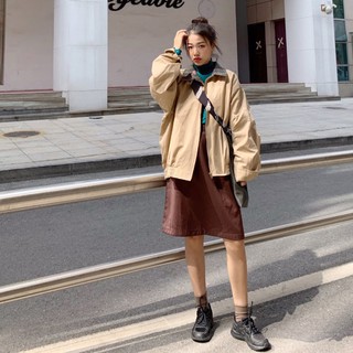 Áo khoác bomber style retro Hàn Quốc