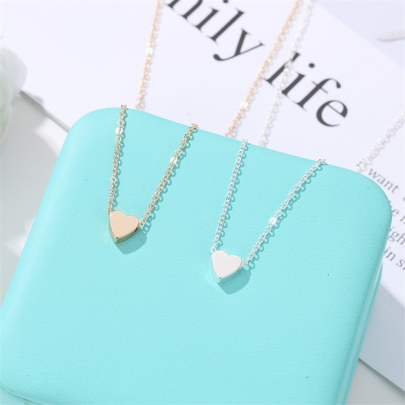 Vòng cổ Mặt Trái Tim Nhỏ Đơn Giản Thời Trang Cho Nữ
