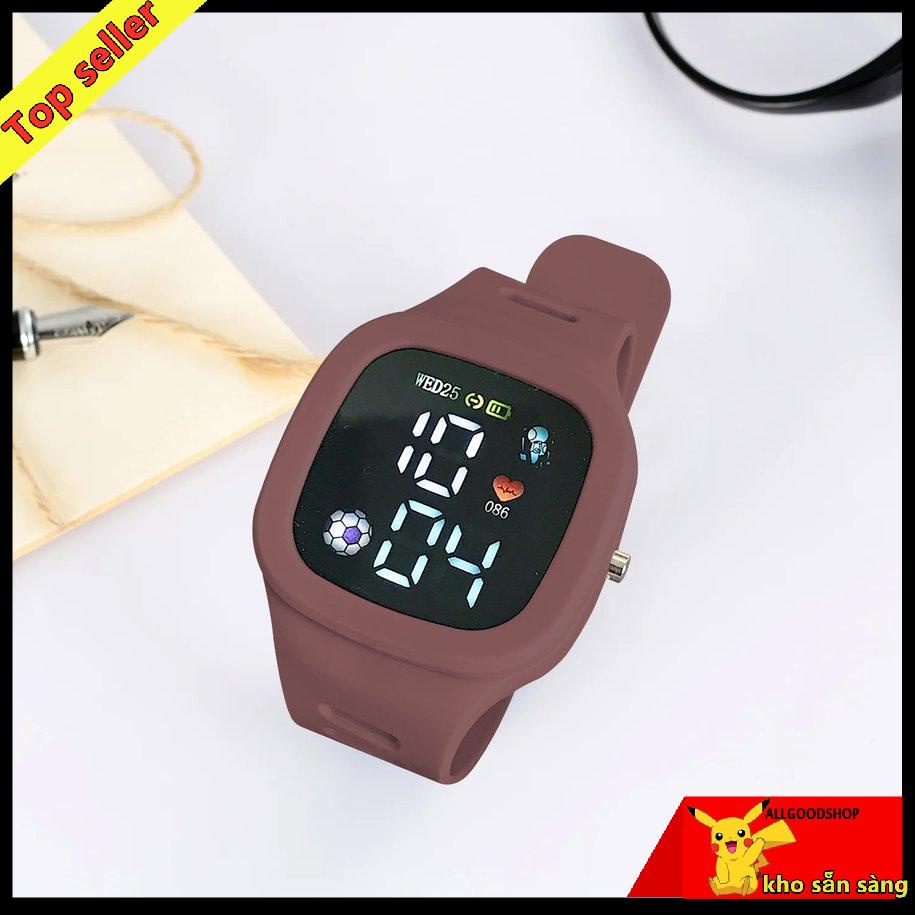 Đồng Hồ Điện Tử Màn Hình LED Chống Nước 6 Màu Thời Trang Cho Nam Và Nữ
