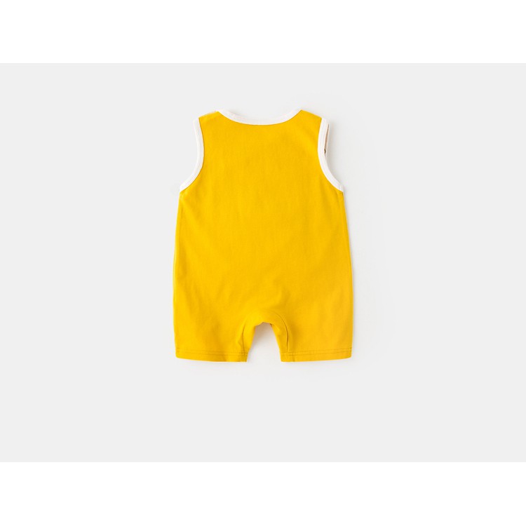 Bộ body ba lỗ thể thao mùa hè cho bé trai và bé gái chất liệu 100% cotton chính hãng Buukids