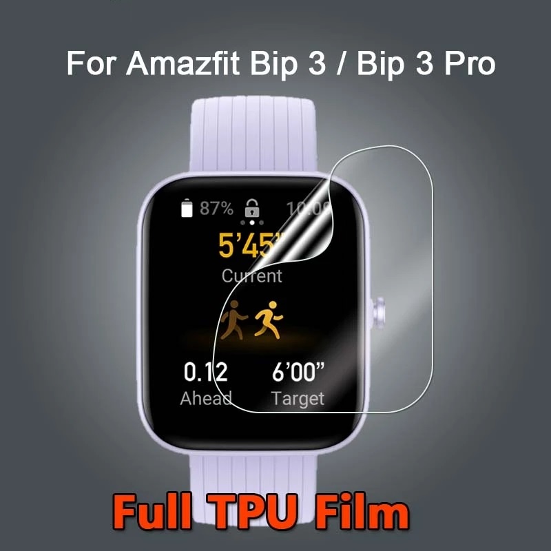 Phim Dán Mềm Bảo Vệ Màn Hình Chống Trầy Xước Cho huami amazfit bip3 bip 3 pro