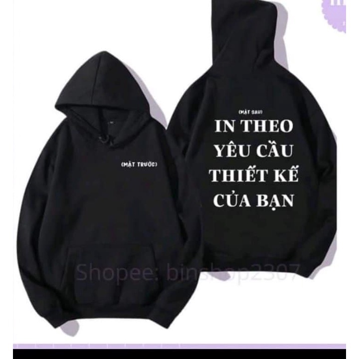 Áo Hoodie Thiết kế và in theo yêu cầu  FREESHIP  Áo in theo yêu cầu có đủ size