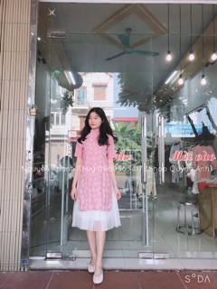 áo dài cách tân( ảnh thật shop chụp)
