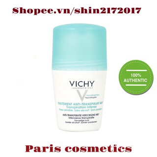 Lăn khử mùi Vichy Traitement AntiTranspirant 48h( hàng Pháp)