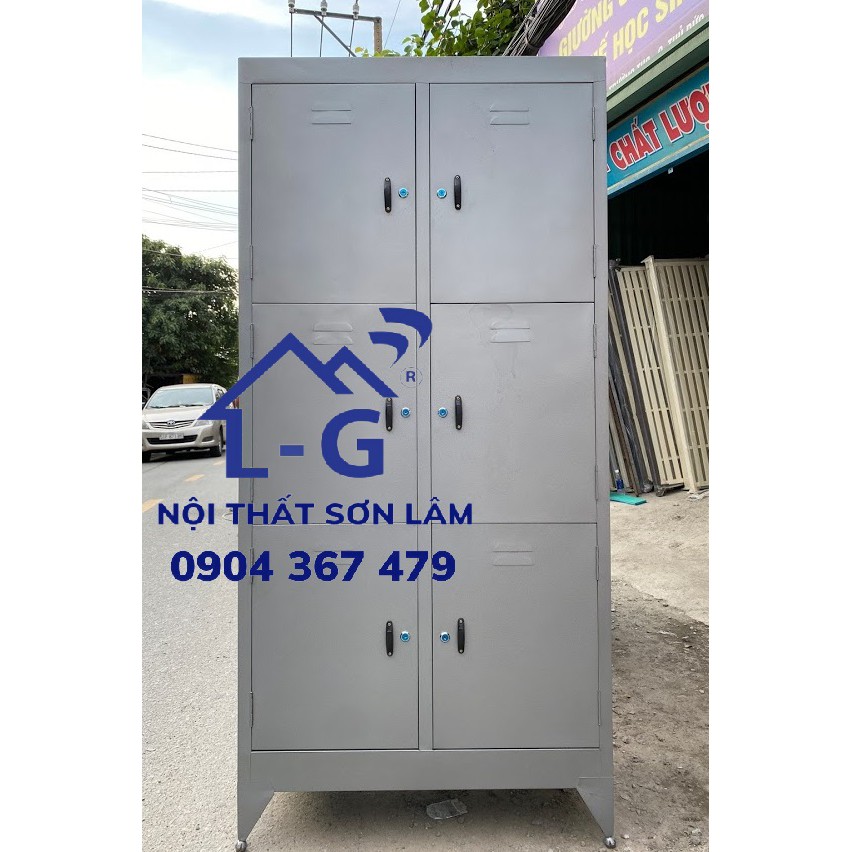 Tủ hồ sơ sắt  tủ văn phòng 6 cửa giá rẻ