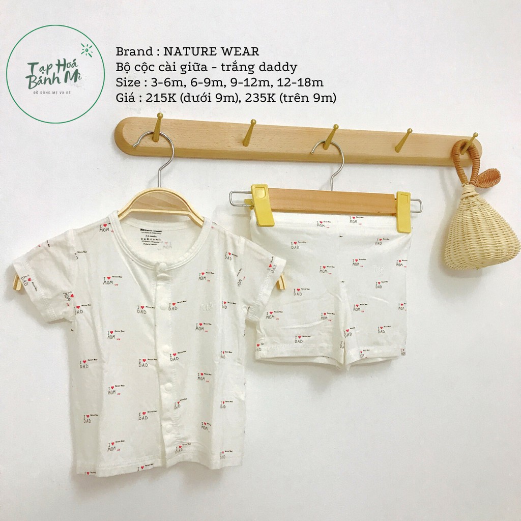 Bộ cộc cài giữa NatureWear - 4 màu