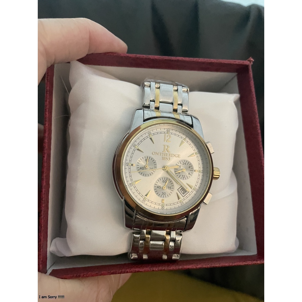 ĐỒNG HỒ NAM CHÍNH HÃNG R-ONTHEEDGE DÂY KIM LOẠI CAO CẤP CHỐNG GỈ CHẠY FULL 6 KIM + LỊCH NGÀY ĐẸP GIÁ RẺ | BigBuy360 - bigbuy360.vn