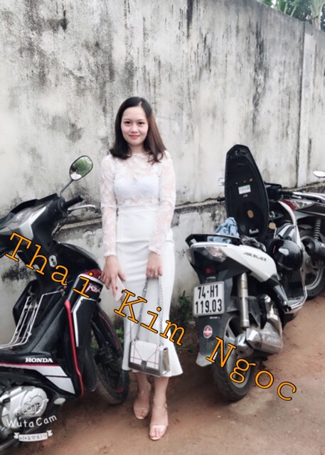 Đầm dự tiệc body lông vũ đuôi cá cao cấp kèm ảnh thật