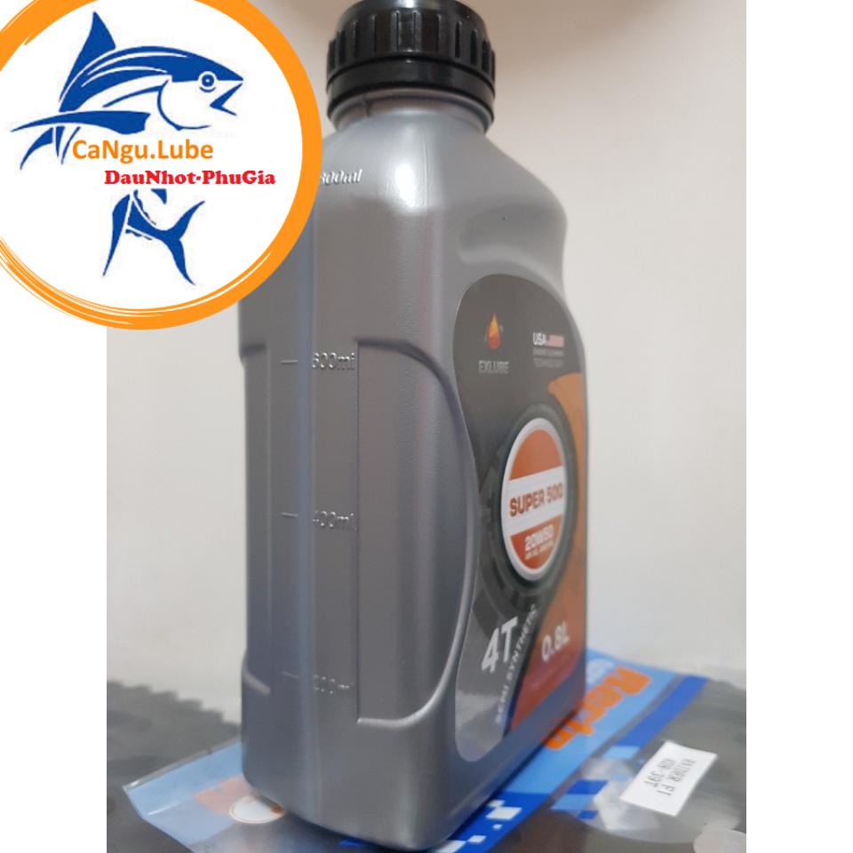 [CÓ SẴN] Nhớt xe máy EX.LUBE HI PERF 4T 500 20W50 , Nhớt EX.LUBE-TOTAL 4T 500 20W50 chai cho xe số-DauNhot-PhuGia---