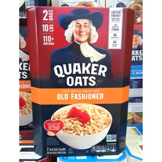 Yến mạch Mỹ Quaker Old fashioned thùng 4.52kg