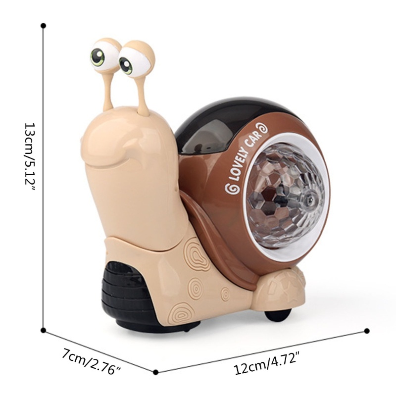 Ốc Sên Đồ Chơi Có Đèn LED Phát Sáng Cho Bé