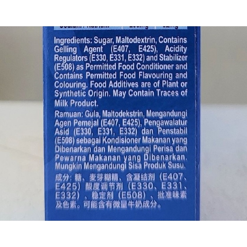 [Hộp 90g – CAM ] BỘT THẠCH RAU CÂU HƯƠNG CAM [Malaysia] DR OETKER Crystal Jelly Mix Orange (halal) (ttdt)