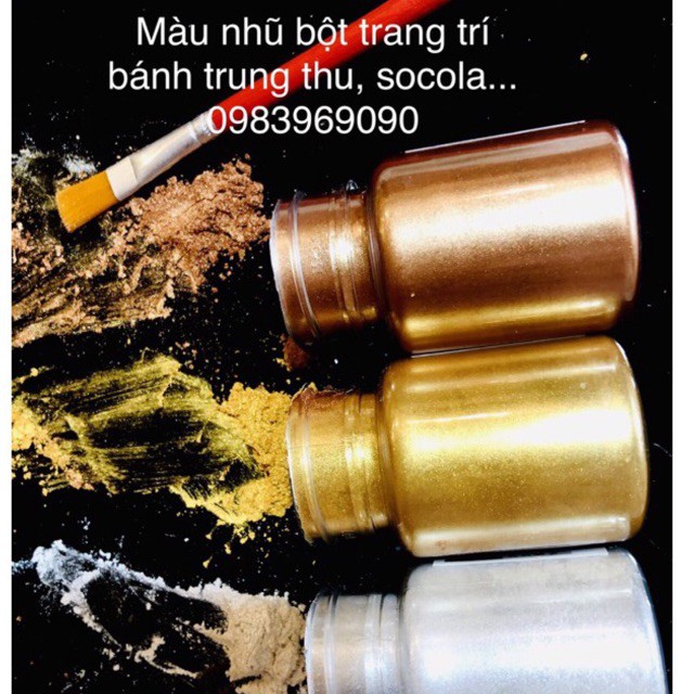 Màu nhũ bột thực phẩm