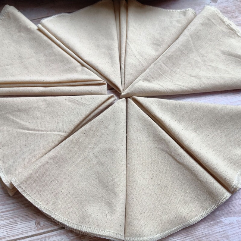 Vải lót xửng hấp bánh bao, đồ xôi, ủ xôi 100% sợi cotton không tẩy trắng