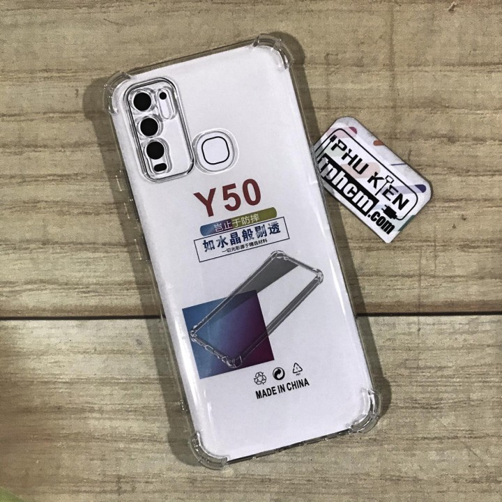 Ốp lưng Vivo Y30 - Y50 dẻo Trong suốt Chống sốc