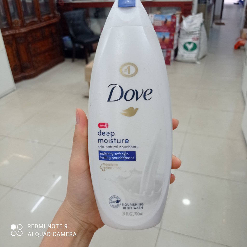 Chai Sữa tắm Dove Deep Moisture Bodywash 709ml – Mỹ