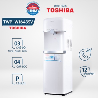 Máy lọc nước RO Toshiba TWP-W1643SV(W) 4 lõi 3 chế độ nước nóng nguội lạnh , lọc nước có UV diệt khuẩn - Hàng trưng bày