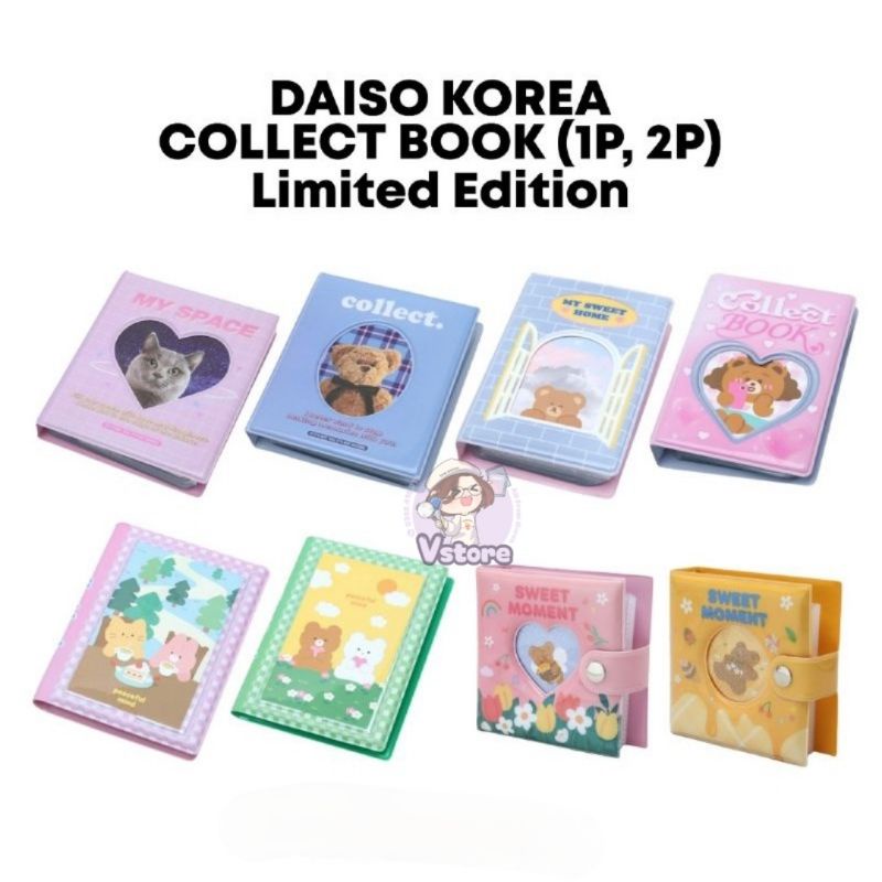 VStore [HÀNG CÓ SẴN] Daiso Korea Bộ sưu tập Photocard binder, Collect book Daiso Hàn Quốc