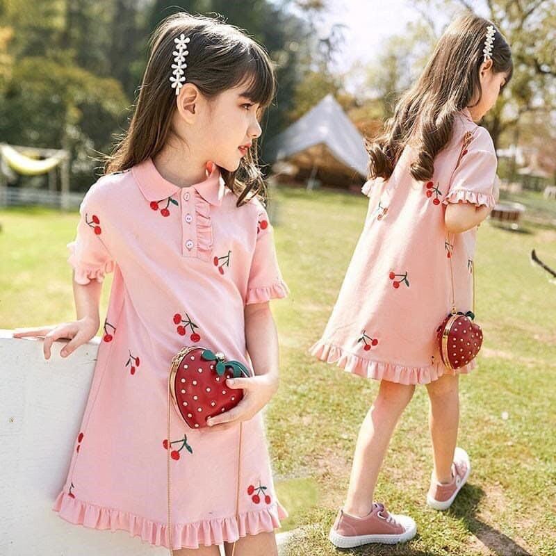 Váy polo bé gái size đại