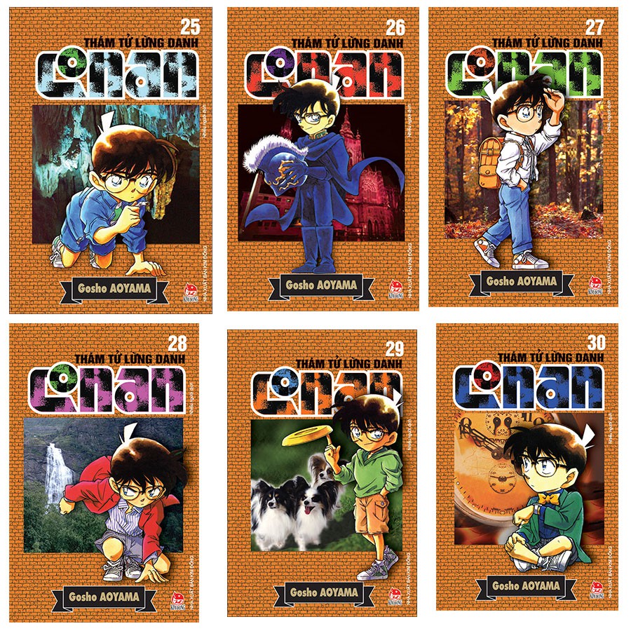 Sách Combo Thám Tử Lừng Danh Conan (Tập 25-30)