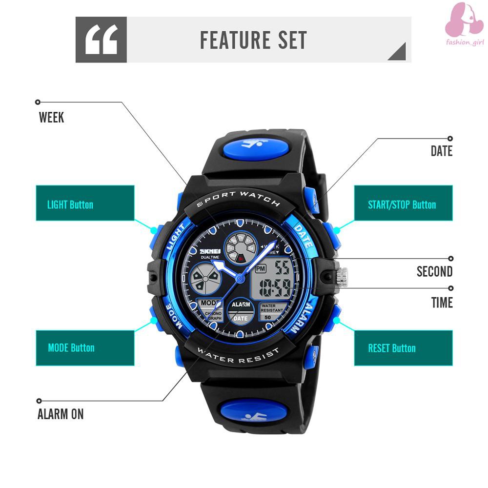 (Hàng Mới Về) Đồng Hồ Thể Thao Skmei 1163 Thiết Kế Chống Nước Tiện Dụng | BigBuy360 - bigbuy360.vn