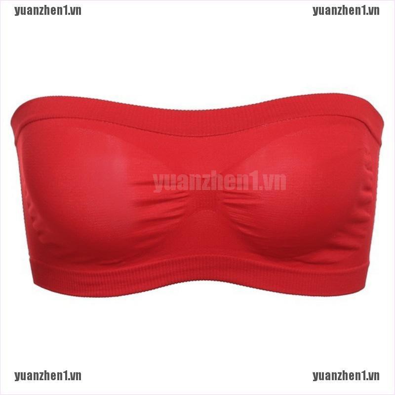[YUANZHEN1] Áo Lót Ống Không Dây Co Giãn Thoáng Khí Không Đường May Cho Nữ