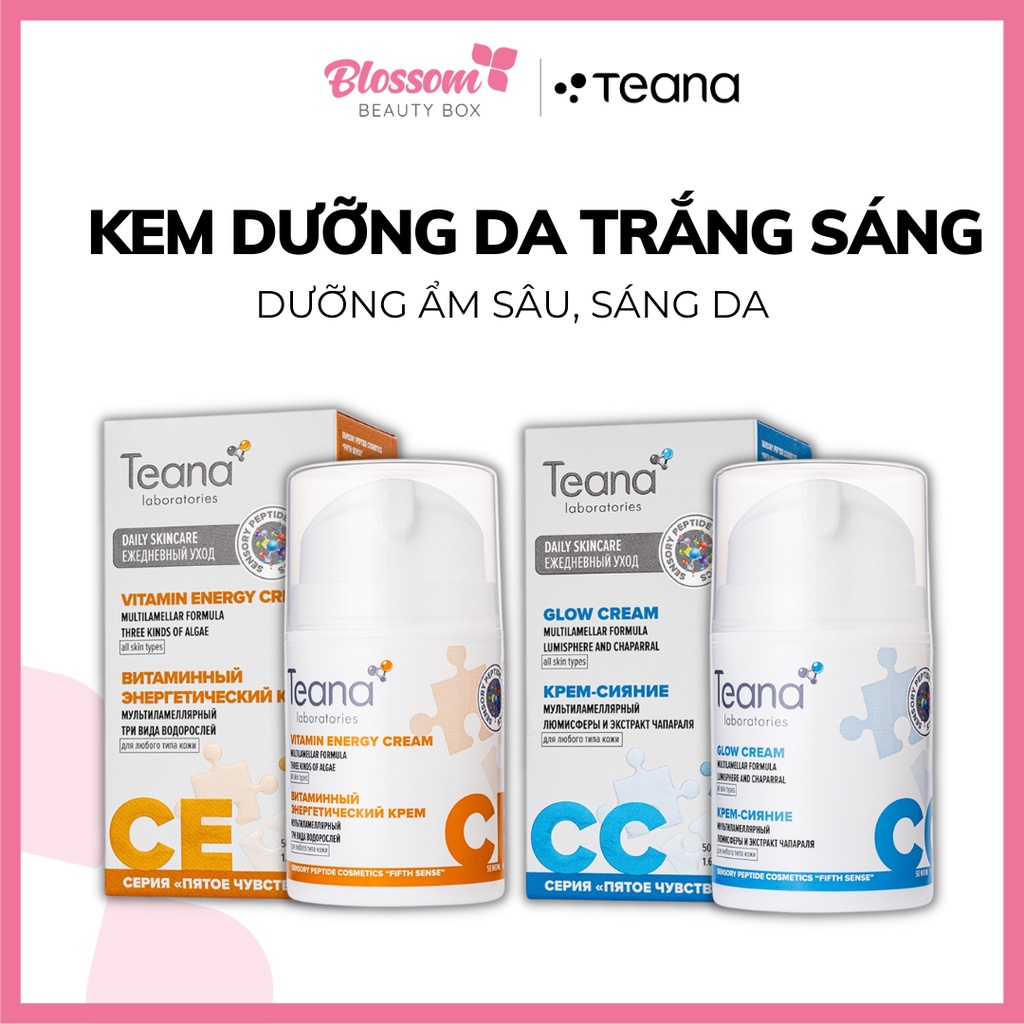 Kem dưỡng da trắng sáng Teana Multilamellar Power Vitamin Cream