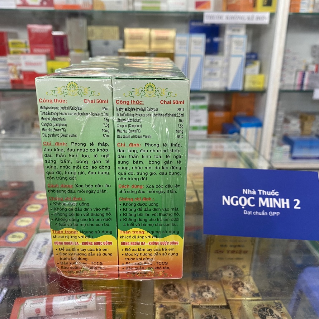 ✅ [Chính Hãng] Dầu phong thấp trật đả Chánh Đại Chai 10ml, 50ml
