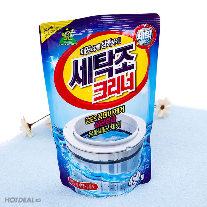 [FREESHIP HCM] Bột tẩy lồng vệ sinh máy giặt Hàn Quốc Sandokkaebi Hàn Quốc