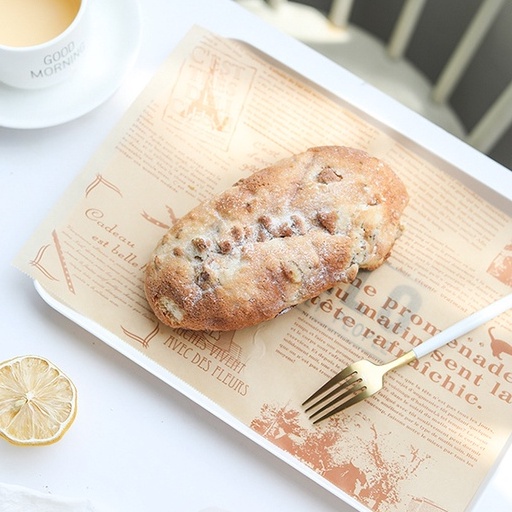 Giấy Dầu Tự Nhiên Bằng Silicone Dùng Gói Bánh Sandwich/Bánh Quy/Bánh Quy