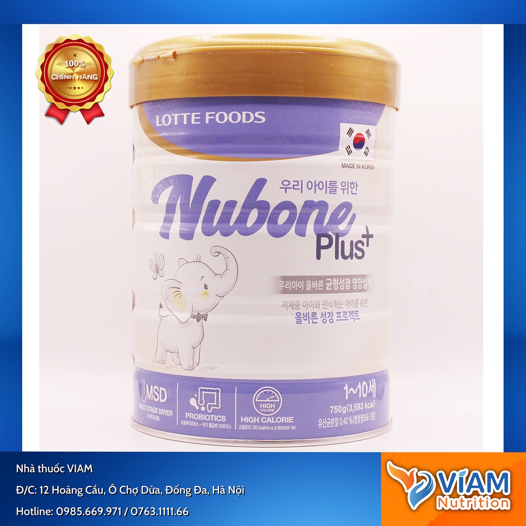Sữa bột Nubone Plus 750g
