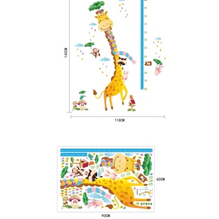 Decal 3D dán tường có thước đo chiều cao Cltii