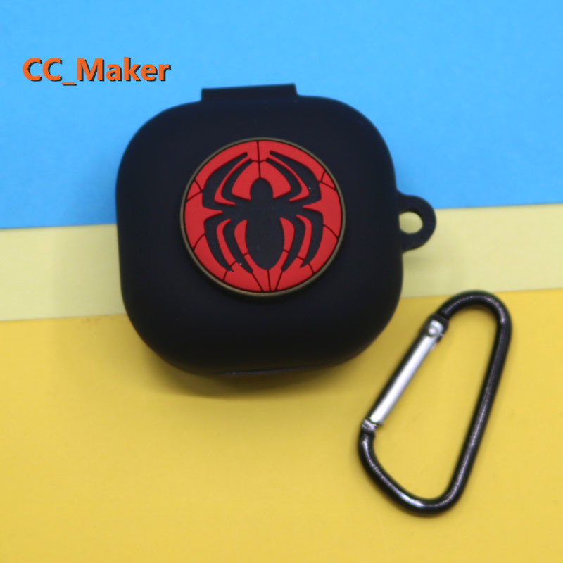 Vỏ bọc bảo vệ hộp sạc tai nghe Samsung Galaxy Buds Live bằng silicone dẻo họa tiết marvel/ starbucks | BigBuy360 - bigbuy360.vn