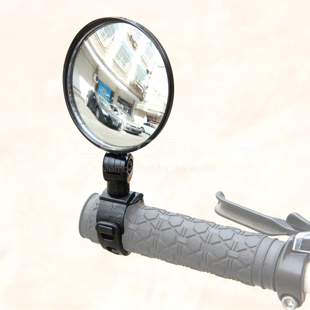 Gương Chiếu Hậu Tròn Lớn Cho Xe Đạp, Xe Đạp Thể Thao, Xe Đạp Địa Hình Xoay 360 Độ Giúp Đạp Xe An Toàn MLH