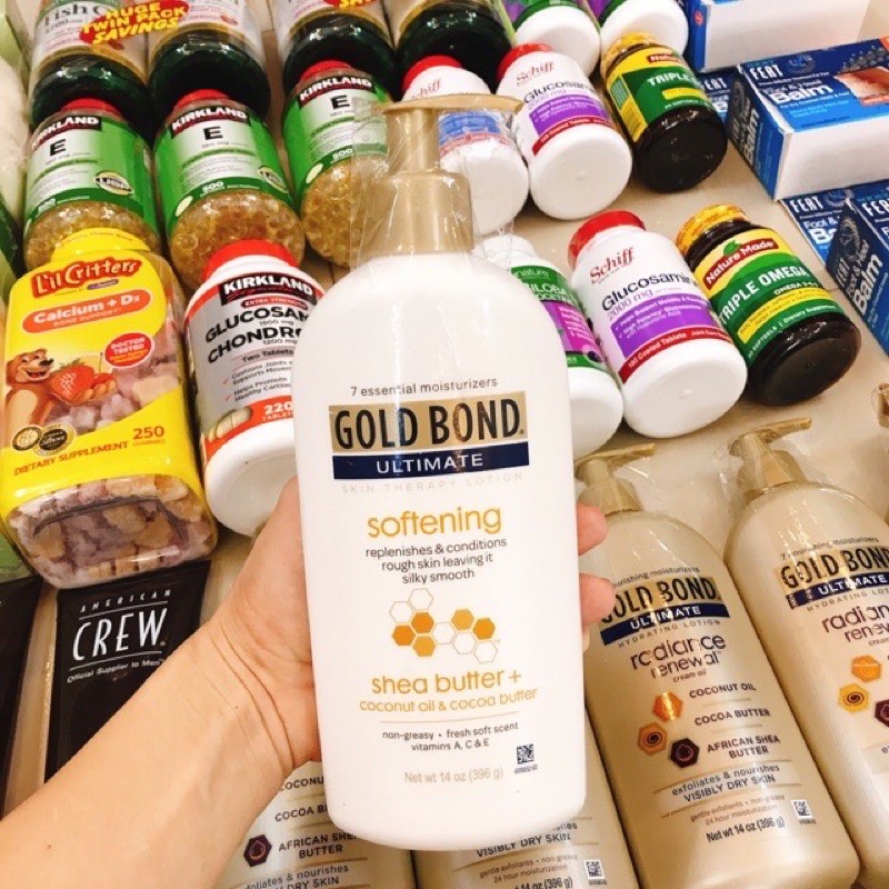 Dưỡng thể Gold bond của Mỹ