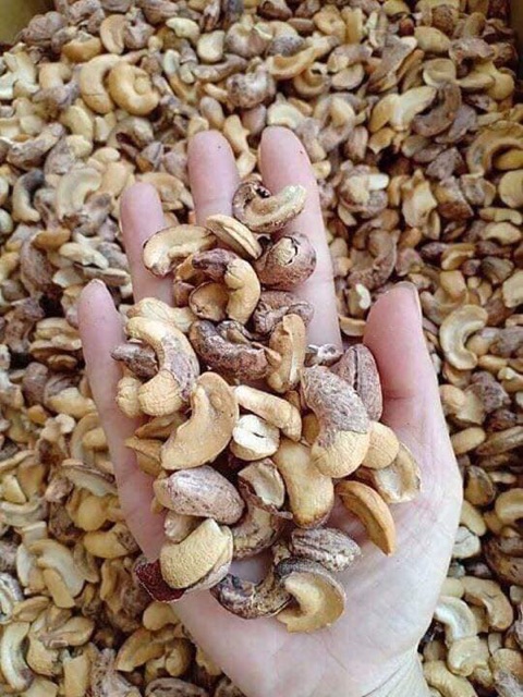 500gr hạt điều hút chân không loại vỡ ngon