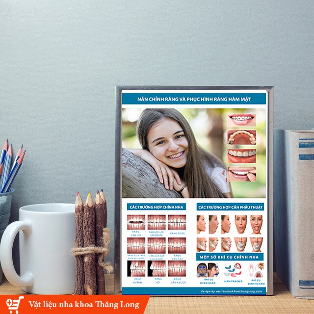 TRANH NHA KHOA " CHỈNH NHA, CHỈNH HÌNH RĂNG HÀM MẶT"