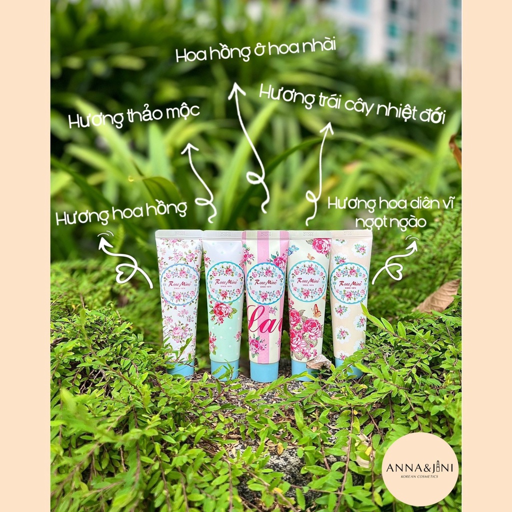 Kem dưỡng da tay Rosemine nhiều mùi, nhiều loại 60mL - Rosemine