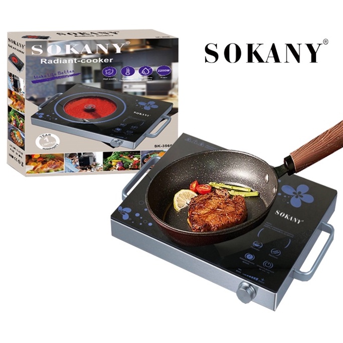 Bếp điện, Bếp hồng ngoại Sokany SK 3568 chính hãng giá tốt [BH 12 Tháng]