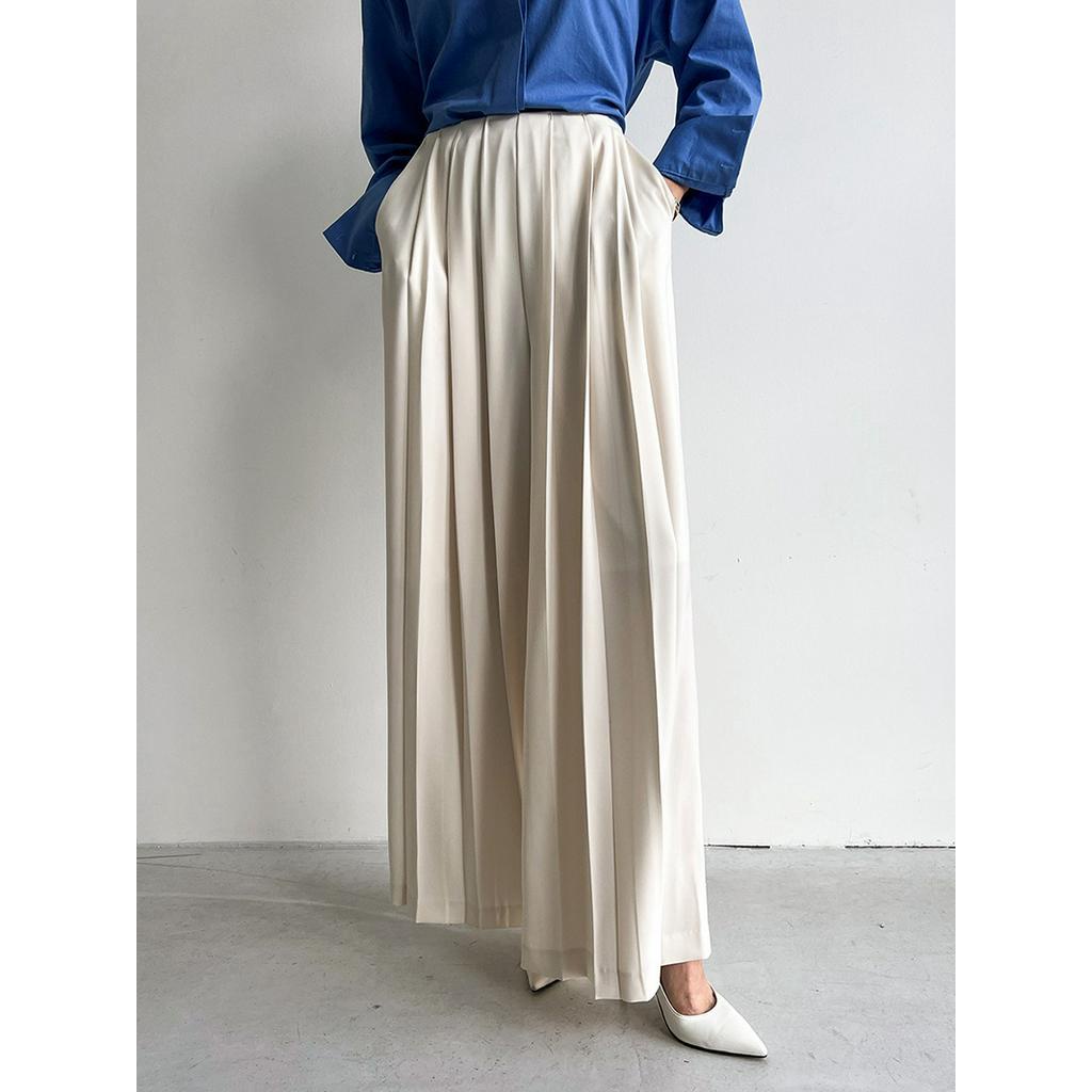 Quần Ống Suông Lưng Cao Xếp Ly Dễ Phối Đồ 61847