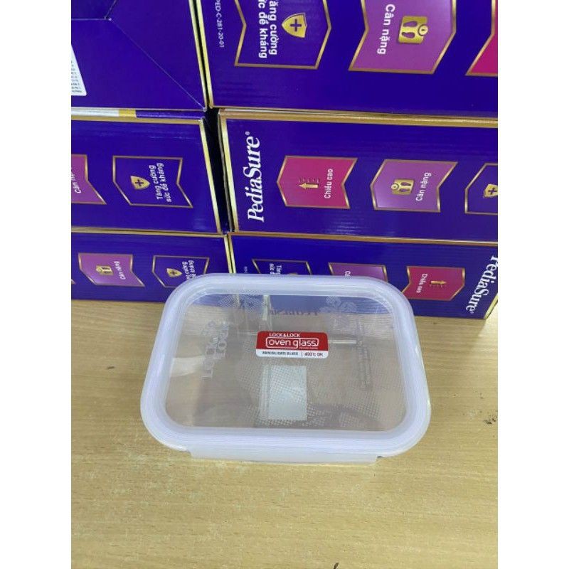 Hộp thủy tinh chịu nhiệt Lock&Lock 1 lít 2 ngăn | BigBuy360 - bigbuy360.vn